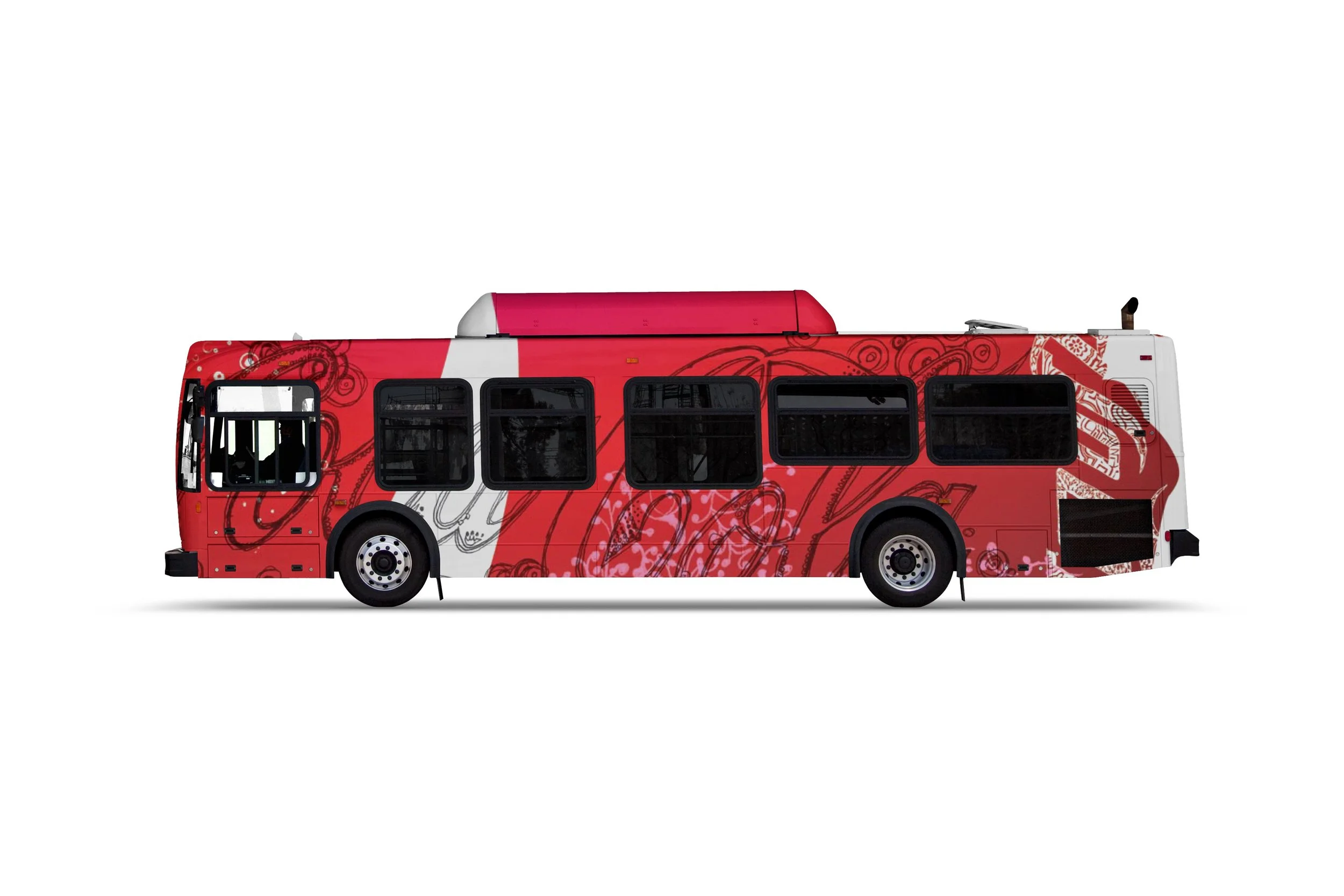 Coca-Cola SketchVibe bus wrap