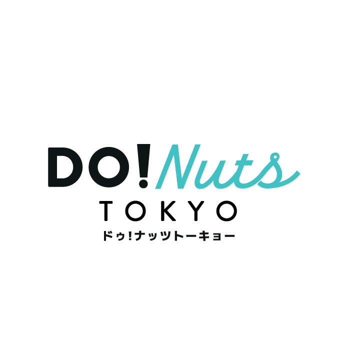 DO! NUTS TOKYO logo 2-line white
