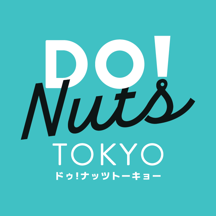 DO! NUTS TOKYO logo stacked blue