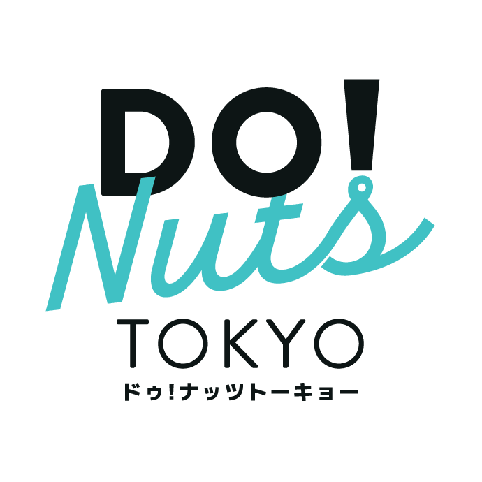 DO! NUTS TOKYO logo stacked white