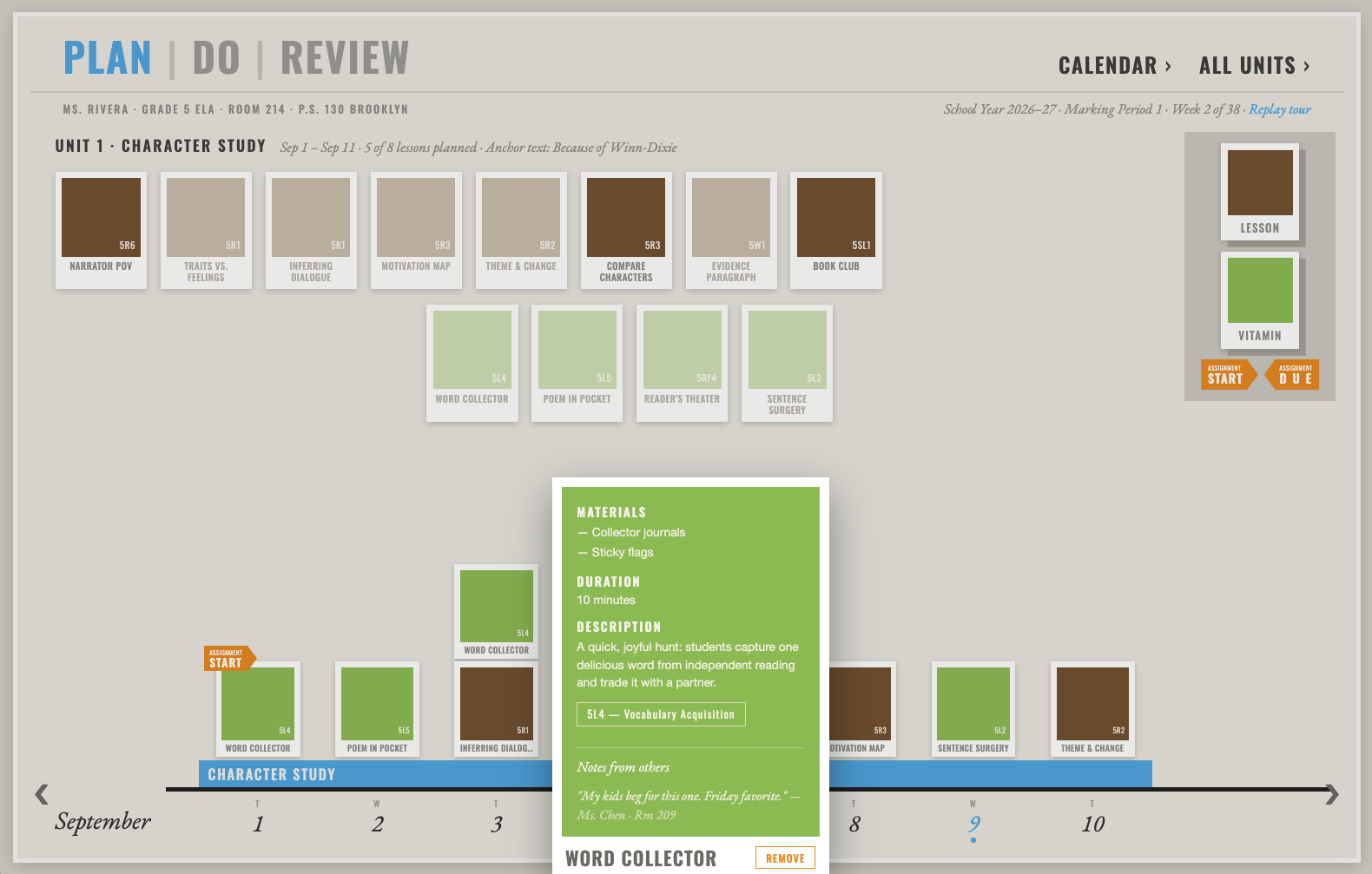 EduTrack screenshot 03 — scheduling screen
