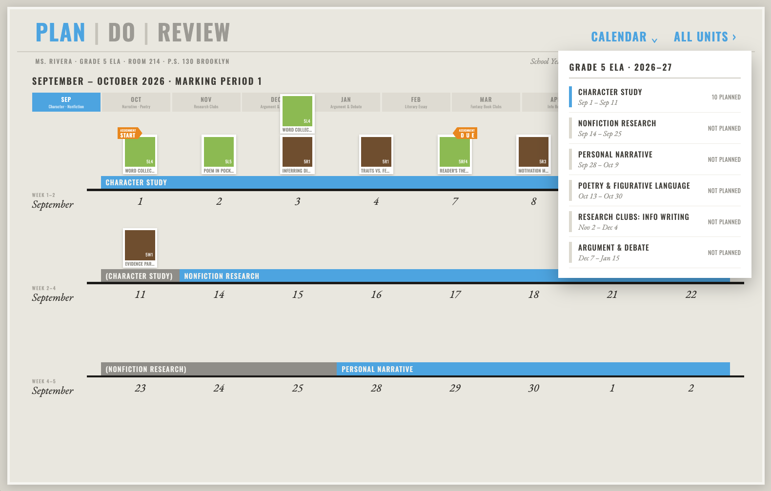 EduTrack screenshot 07 — supporting planner surface