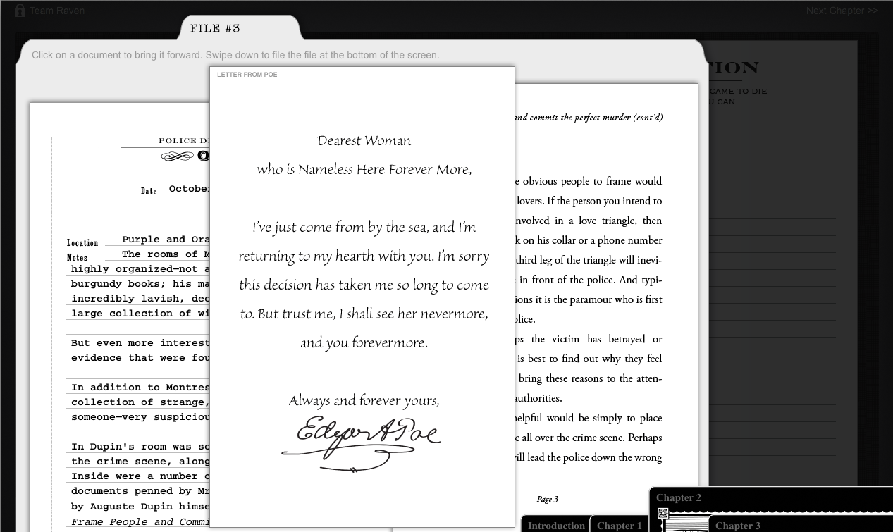 Edgar Allan Poe Quest — Screen 04
