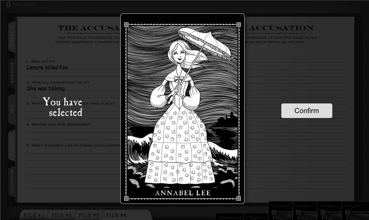 Edgar Allan Poe Quest — Screen 05