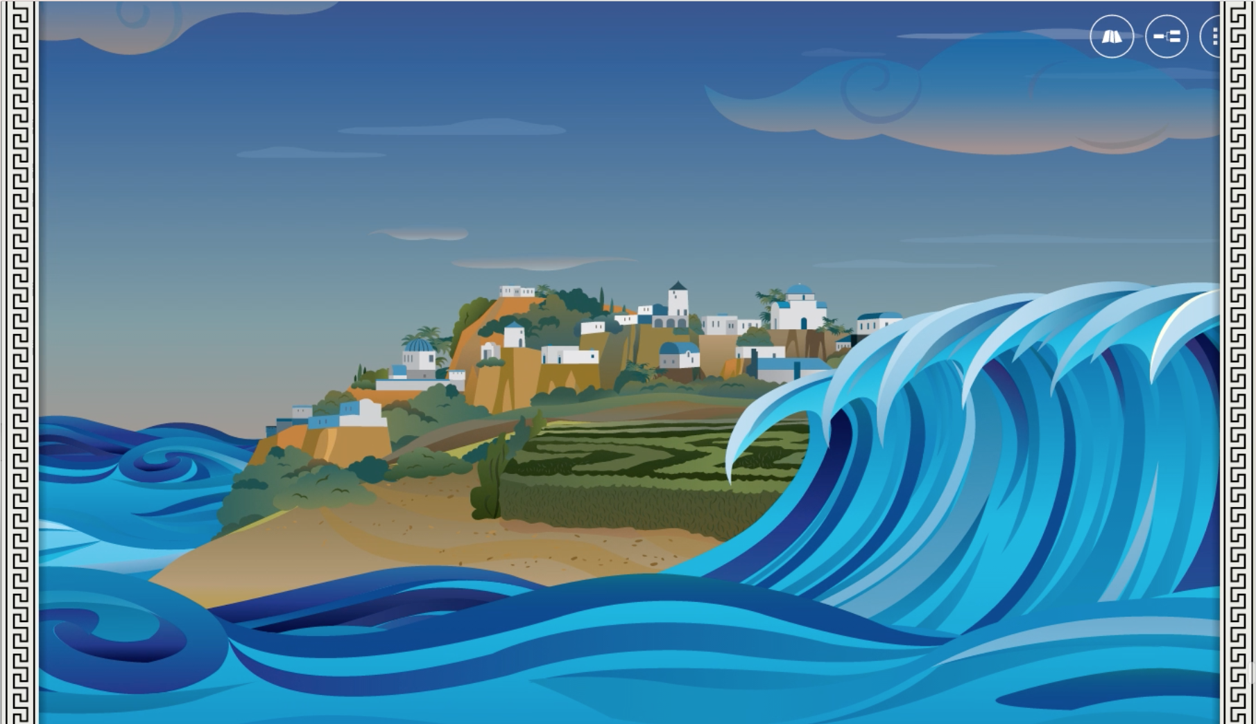 Myth World — Coastal island setting