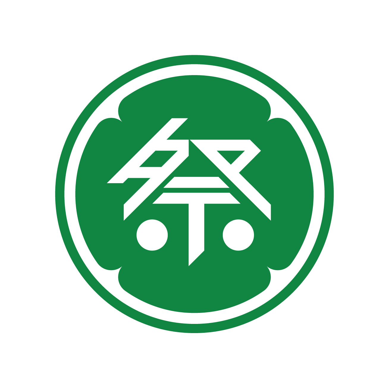 Simple mark in green