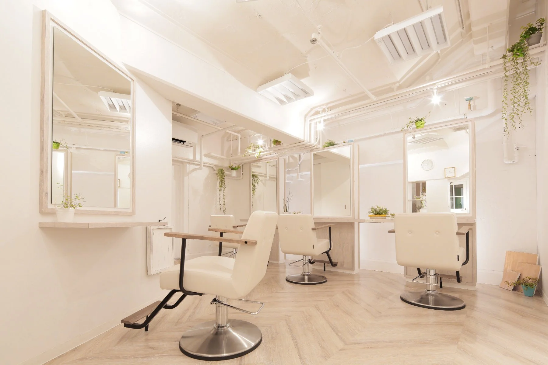 After — retail and reception area with new brand identity