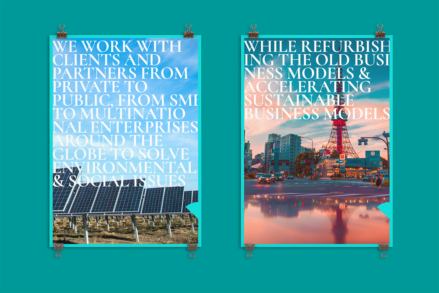 Value Frontier environmental posters