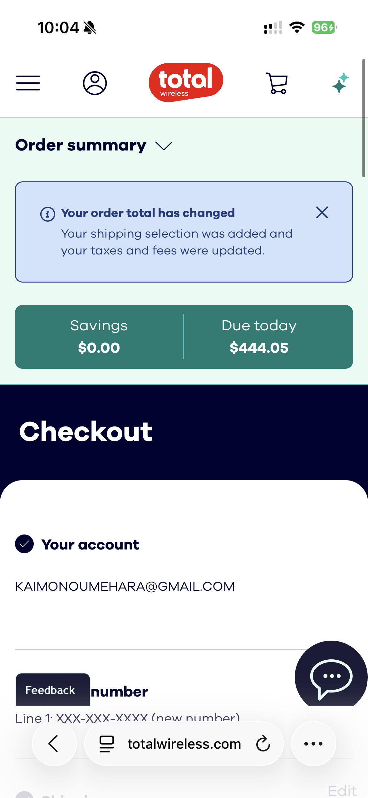 Payment method — mobile